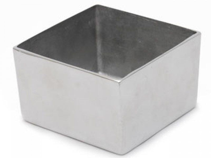 MACETA CUBO CH MACETAS EN PEWTER